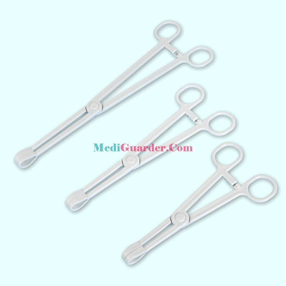 Disposable Oval Sponge Forceps,Use to Pick up Cotton Balls