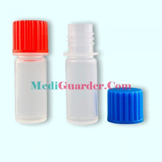 Disposable Sampling Tubes,Plastic Reagent Tubes with Screw Caps