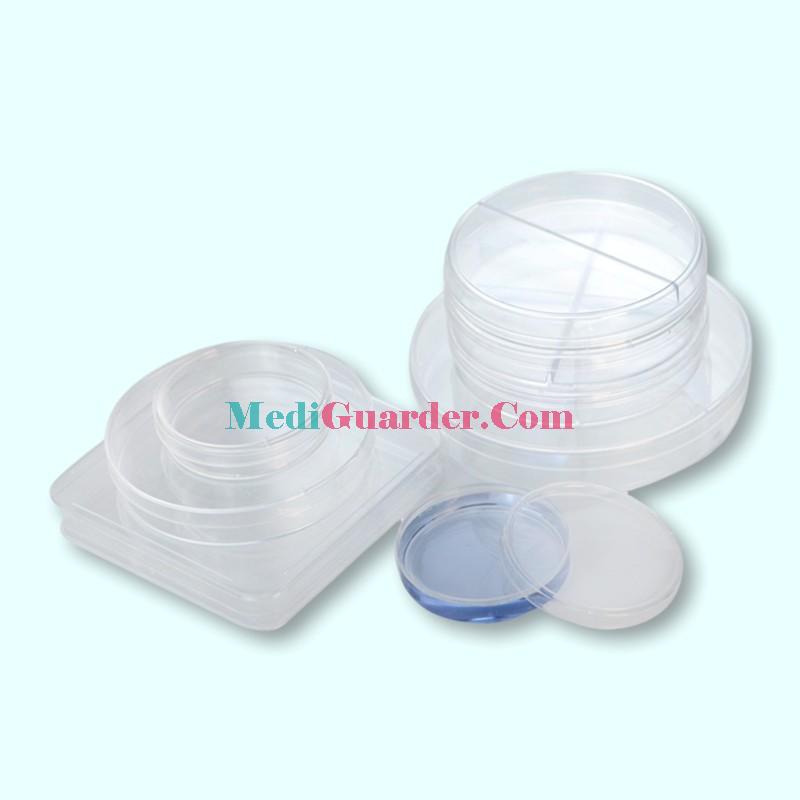 Disposable Bacterial Culture Dishes,Petri Plate Vessel for laboratory Cell Dish