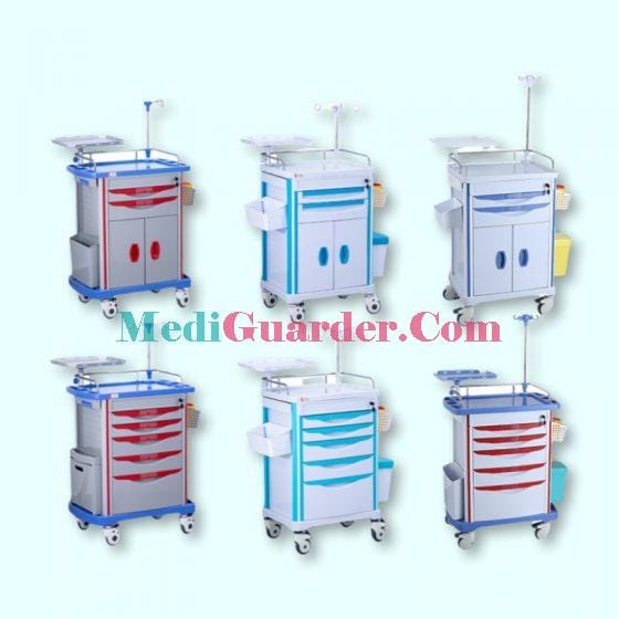 Anesthesia and Infusion ABS Emergency Rescue Cart