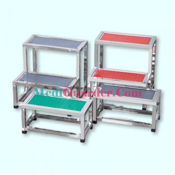 Stainless - steel  Step - type Gynecological Examination Footstool