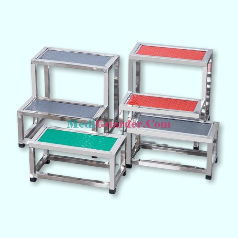 Stainless – steel  Step – type Gynecological Examination Footstool