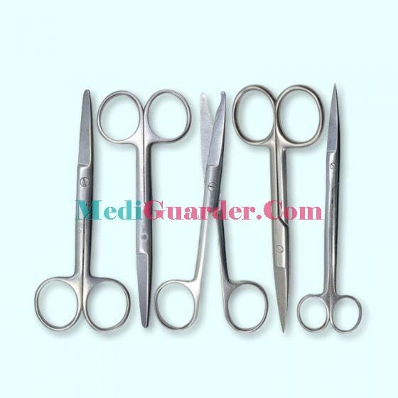 Medical Stainless Steel Scissors in Various Specifications