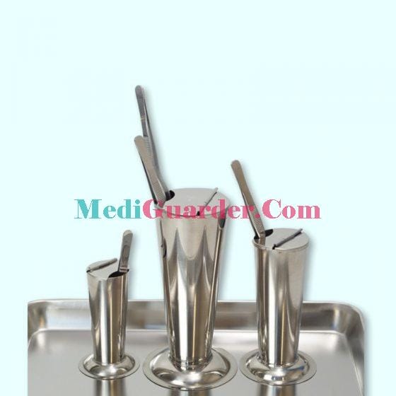Stainless Steel Tweezer Cylinder, Tweezer Storage Jar, Tweezer Container