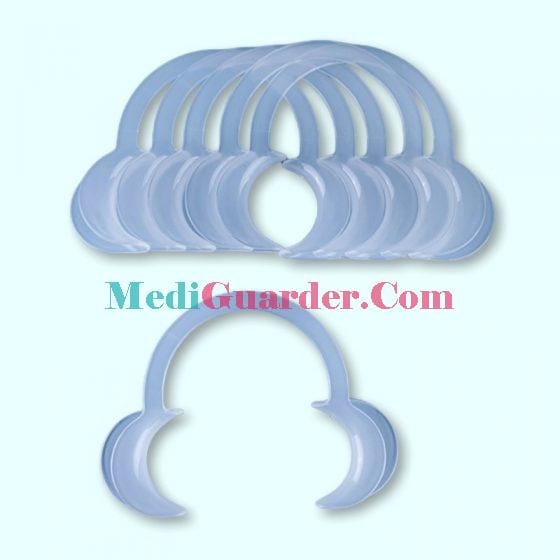 C - shaped Mouth Opener, Clear C - type Dental Cheek Retractor Mouth Opener