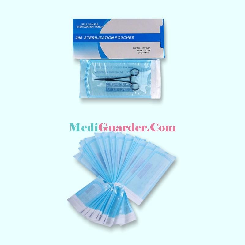 Self-Sealing Sterilization Packaging Bag, Medical Disposable Sterilization Pouches, Flat Pouch