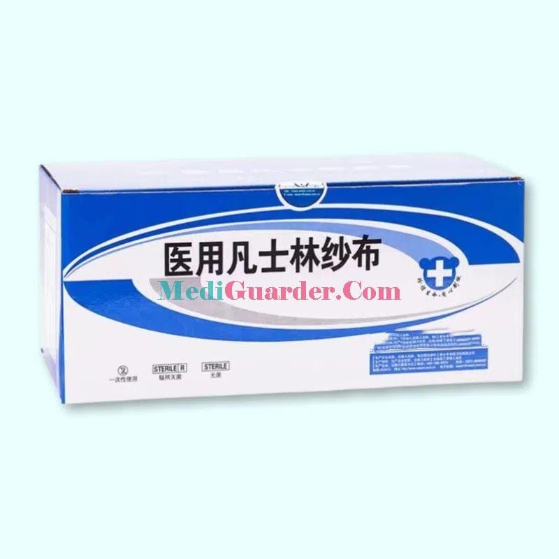 Medical Sterile Gauze Pad With Vaseline, Hydrophilic Cotton Gauze Dressing