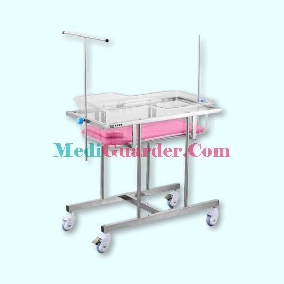 Stainless Steel Baby Cribs, Baby Bed for Medical Use, Hospital - use Baby Cot